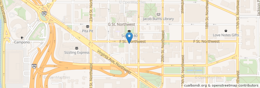 Mapa de ubicacion de Metropolitian Medical Center en Verenigde Staten, Washington D.C., Washington.