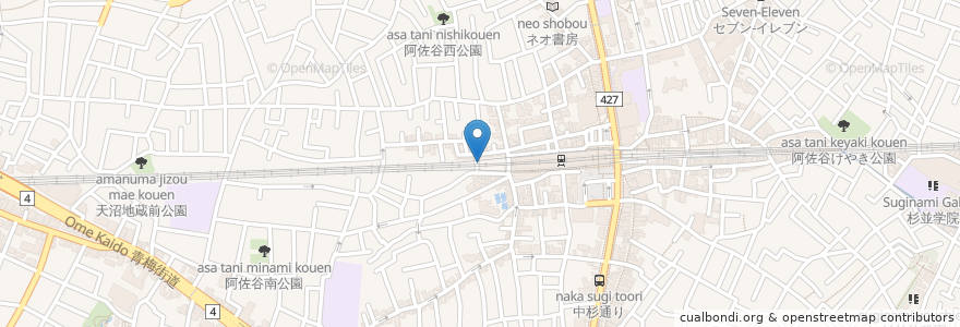 Mapa de ubicacion de エコステーション２１ en Jepun, 東京都, 杉並区.