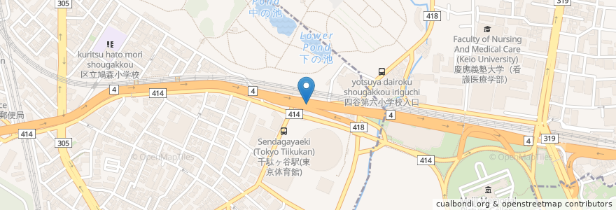 Mapa de ubicacion de エコステーション２１ en Japan, 東京都, 渋谷区.