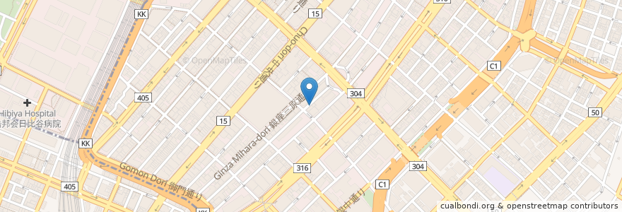 Mapa de ubicacion de けなりぃ en Japon, Tokyo.