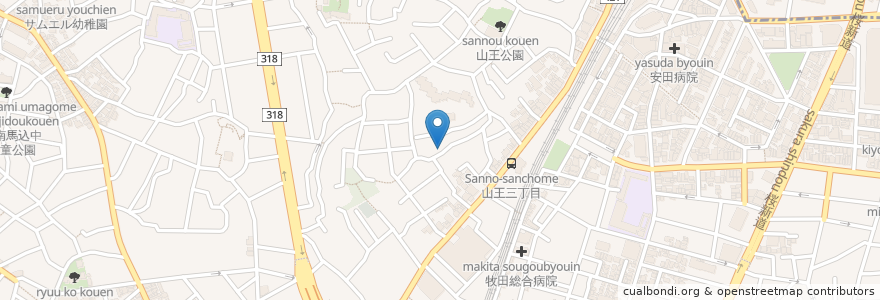 Mapa de ubicacion de 根岸地蔵 en Giappone, Tokyo, 大田区.