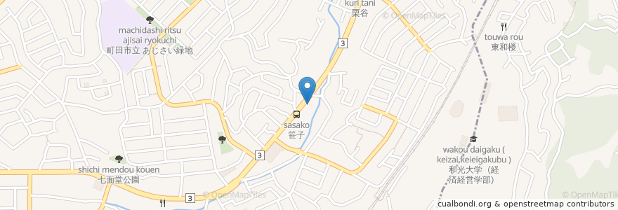 Mapa de ubicacion de すき家 en Jepun, 東京都, 町田市.