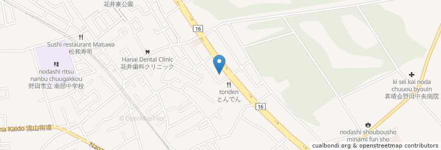 Mapa de ubicacion de 昭和シェル en Япония, Тиба, 野田市.
