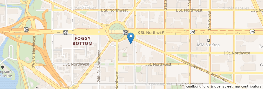 Mapa de ubicacion de NIH Federal Credit Union en Stati Uniti D'America, Washington, Washington.