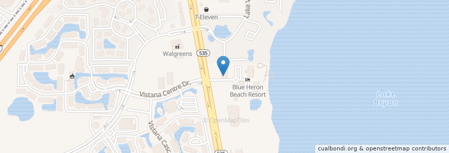 Mapa de ubicacion de Subway en Estados Unidos De América, Florida, Condado De Orange.