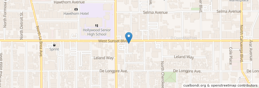 Mapa de ubicacion de Rite Aid en Amerika Syarikat, California, Los Angeles County, Los Angeles.