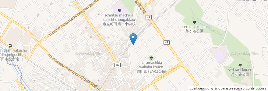 Mapa de ubicacion de 発達心理クリニック en Japan, Tokyo, Machida.