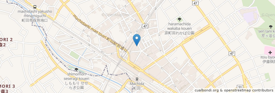 Mapa de ubicacion de 外貨両替コーナー en Japonya, 東京都, 町田市.