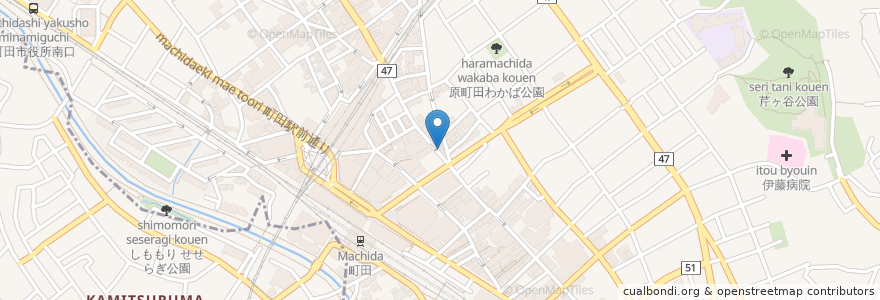 Mapa de ubicacion de 木村屋本店 en Japan, Tokyo, Machida.