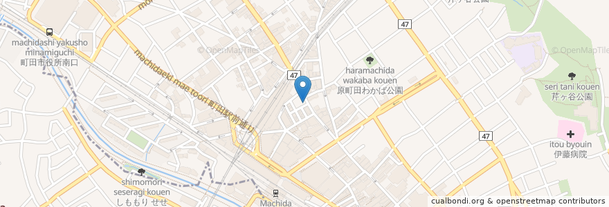 Mapa de ubicacion de Latte Graphic en Giappone, Tokyo, 町田市.