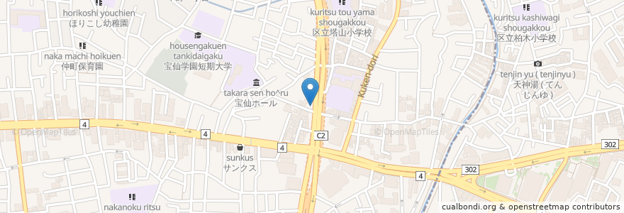 Mapa de ubicacion de 中野坂上駅自転車駐車場 en Japonya, 東京都, 中野区.