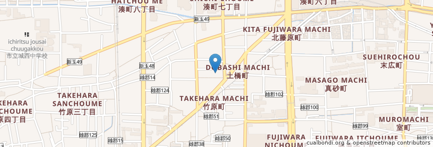 Mapa de ubicacion de 梅岡レディースクリニック en Japão, 愛媛県, 松山市.