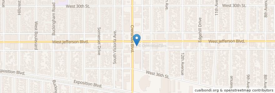Mapa de ubicacion de Arco en Amerika Syarikat, California, Los Angeles County, Los Angeles.