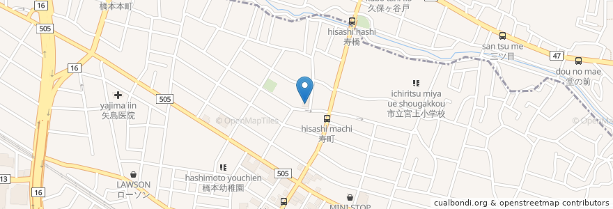 Mapa de ubicacion de 山瀬整形外科 en Japan, Tokyo, Sagamihara, Machida, Midori Ward.