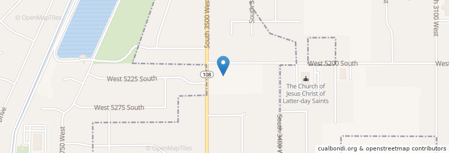 Mapa de ubicacion de Ogden Clinic: Grandview en 미국, 유타 주, Weber County, Roy.