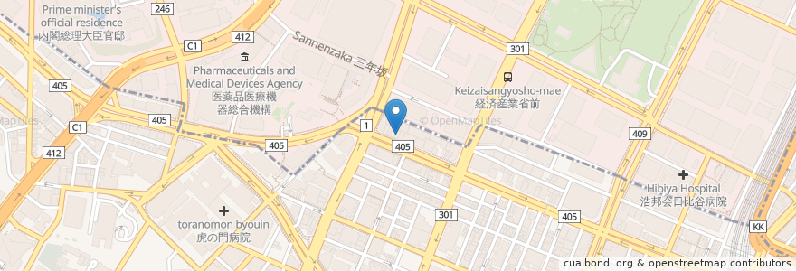 Mapa de ubicacion de スターバックス en Giappone, Tokyo.