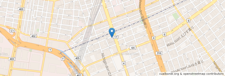 Mapa de ubicacion de すき家 en Japan, Tokio, 千代田区, 中央区.