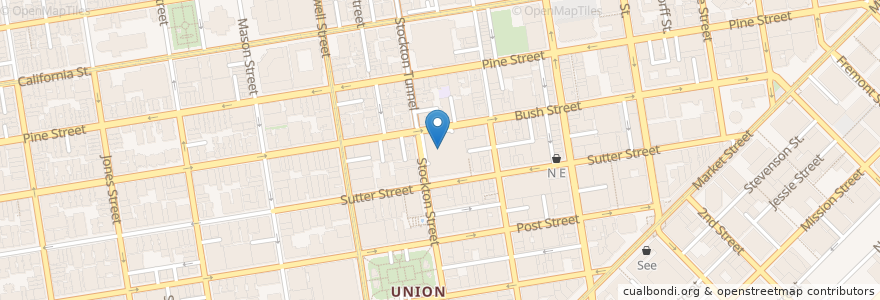 Mapa de ubicacion de Getaround en Amerika Birleşik Devletleri, Kaliforniya, San Francisco, San Francisco.