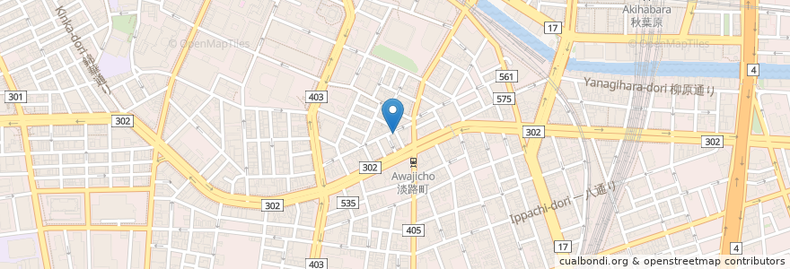 Mapa de ubicacion de 王府酒家 en 일본, 도쿄도, 치요다.