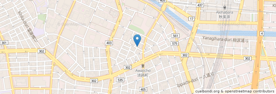Mapa de ubicacion de あがらっし en Japón, Tokio, Chiyoda.