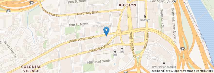 Mapa de ubicacion de Capriotti's Sandwich Shop en 美利坚合众国/美利堅合眾國, 弗吉尼亚州 / 維吉尼亞州 / 維珍尼亞州, Arlington County, Arlington.