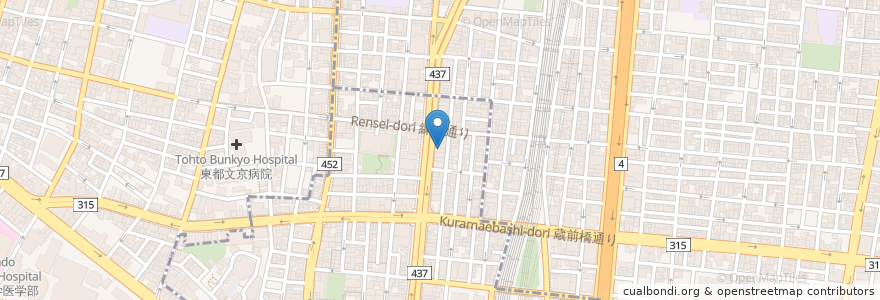 Mapa de ubicacion de てけてけ en اليابان, 東京都.