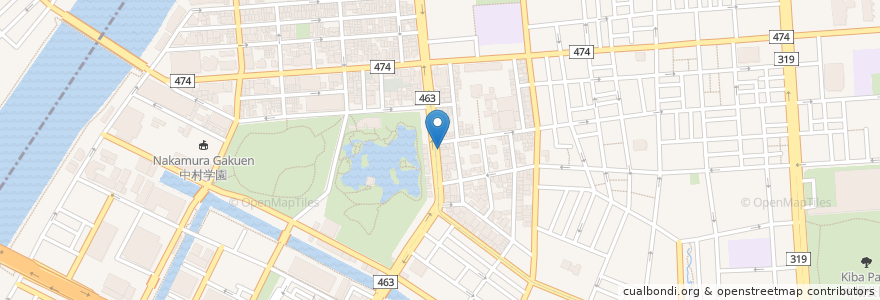 Mapa de ubicacion de 清澄白河駅地下自転車駐車場 en Giappone, Tokyo, 江東区.