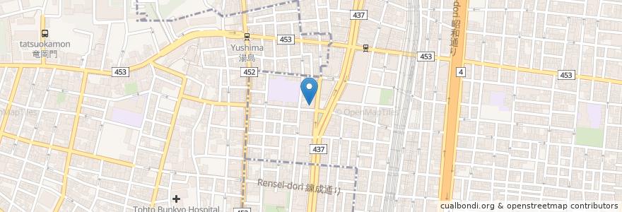 Mapa de ubicacion de あすか信用組合 en 日本, 東京都, 台東区.