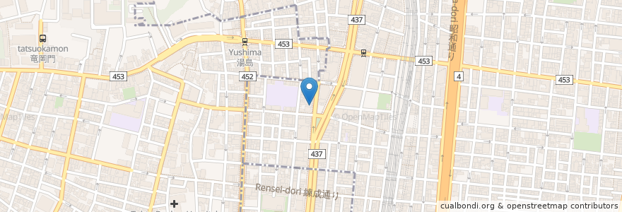 Mapa de ubicacion de 珈琲処ボナール en Giappone, Tokyo, 台東区.