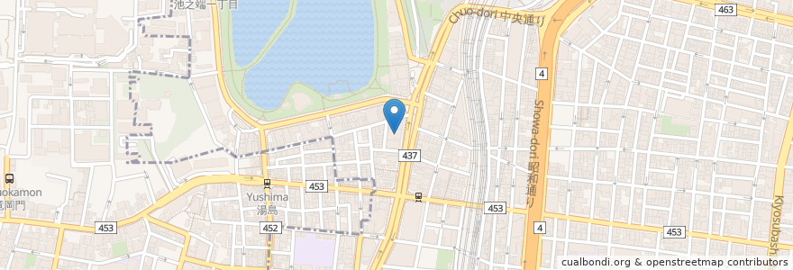 Mapa de ubicacion de サイゼリヤ en 일본, 도쿄도, 다이토구.