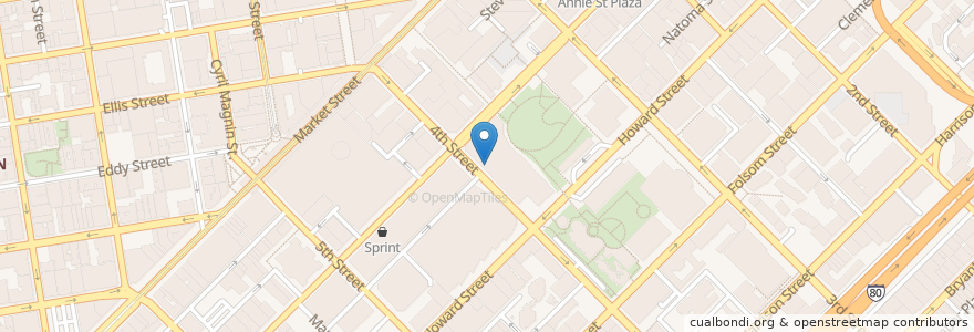 Mapa de ubicacion de Chase ATM en Estados Unidos De América, California, San Francisco, San Francisco.