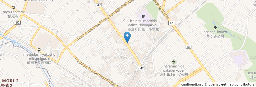 Mapa de ubicacion de 吉川眼科クリニック en Japan, Tokyo, Machida.