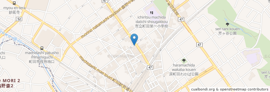 Mapa de ubicacion de もりの調剤薬局 en Japonya, 東京都, 町田市.