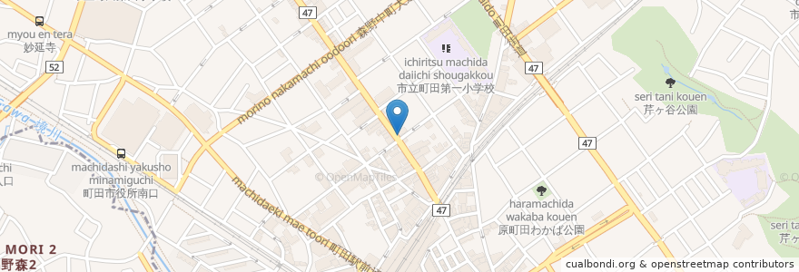 Mapa de ubicacion de おだぎりクリニック en Japón, Tokio, Machida.