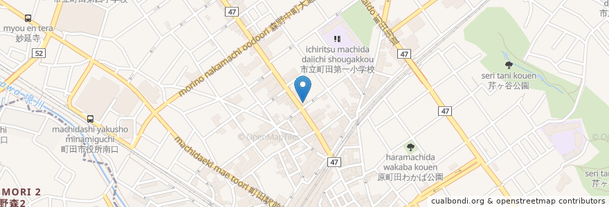 Mapa de ubicacion de 町田こころのクリニック en Japonya, 東京都, 町田市.