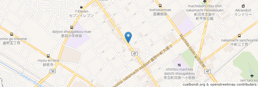 Mapa de ubicacion de よしみ en Japonya, 東京都, 町田市.