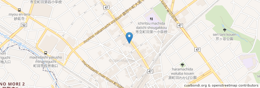 Mapa de ubicacion de IKS駐輪場 en 일본, 도쿄도, 町田市.