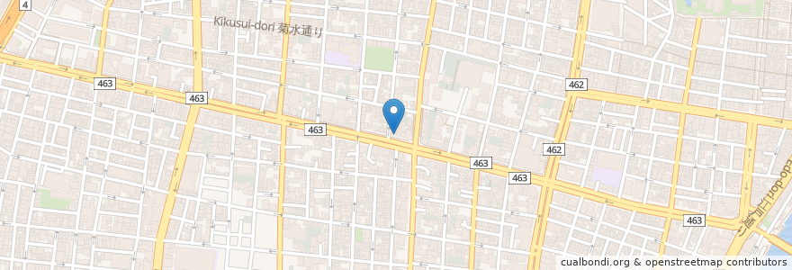 Mapa de ubicacion de 江戸清 en Japonya, 東京都, 台東区.