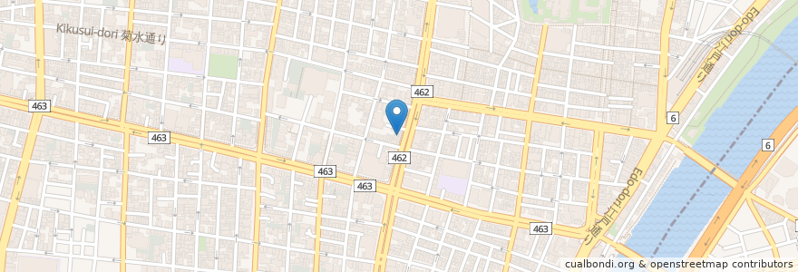 Mapa de ubicacion de せんねんそば en 日本, 東京都, 台東区.