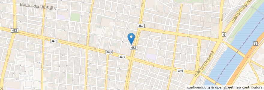 Mapa de ubicacion de ふぐ　季節料理　松もと en ژاپن, 東京都, 台東区.