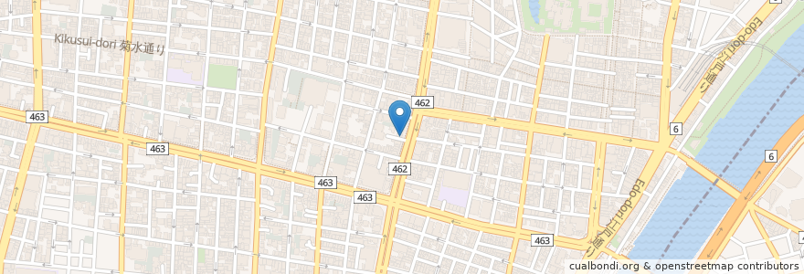 Mapa de ubicacion de PANAS en Japon, Tokyo, 台東区.