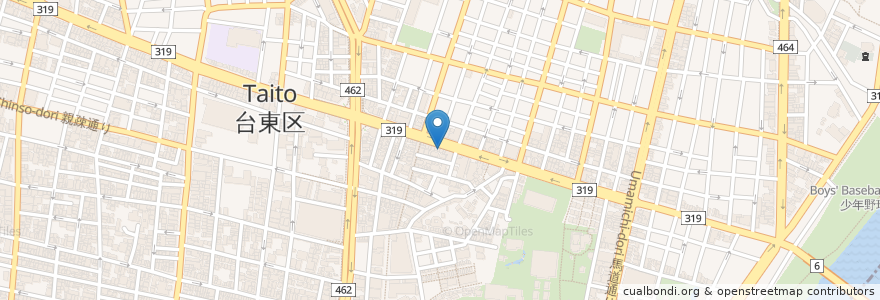 Mapa de ubicacion de ときめき en 日本, 东京都/東京都, 台東区.