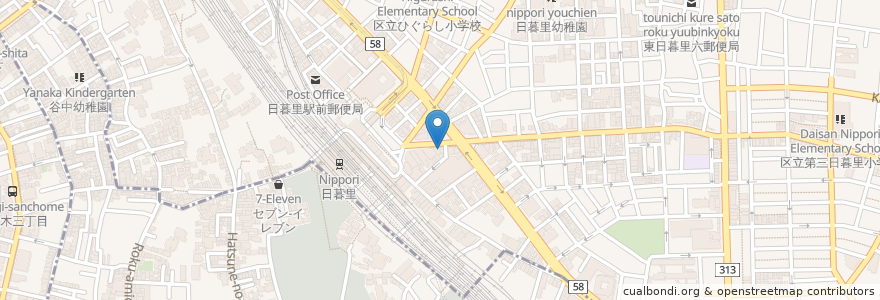 Mapa de ubicacion de けん太 en ژاپن, 東京都, 台東区.