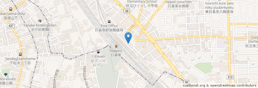 Mapa de ubicacion de ドトールコーヒーショップ en 日本, 东京都/東京都, 台東区.
