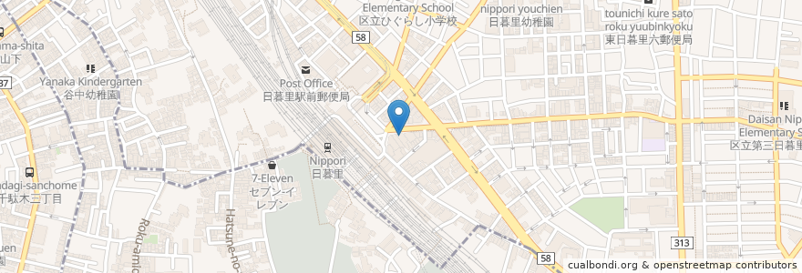 Mapa de ubicacion de 千年の宴 en Japon, Tokyo, 台東区.