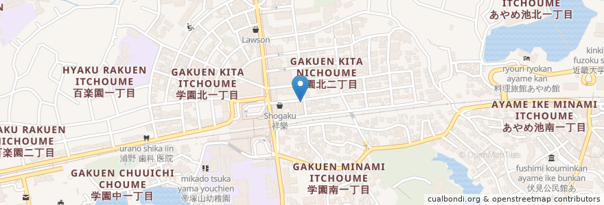 Mapa de ubicacion de じんけ en 日本, 奈良県, 奈良市.