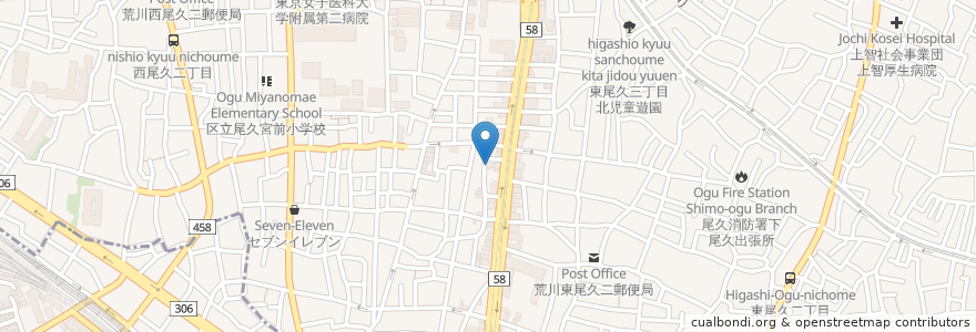 Mapa de ubicacion de のがみ動物病院 en Jepun, 東京都.