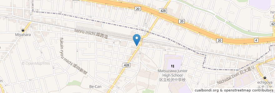 Mapa de ubicacion de アップルパーク en اليابان, 東京都.