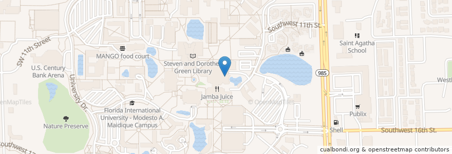 Mapa de ubicacion de Almazar en Amerika Syarikat, Florida, Miami-Dade County.