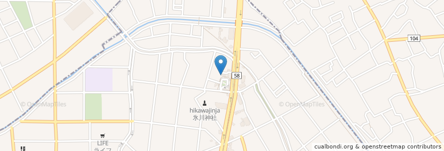 Mapa de ubicacion de よし川 en Giappone, Prefettura Di Saitama, Tokyo.